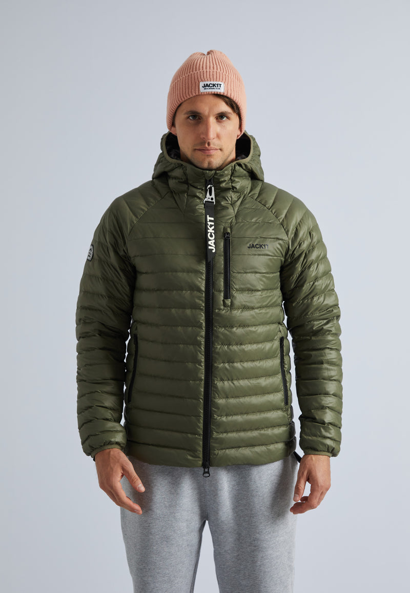 SATEL1TE Hooded Down Jacket