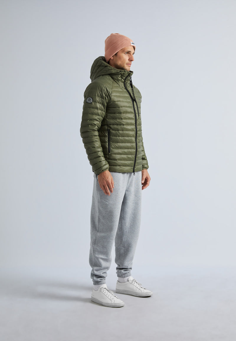 SATEL1TE Hooded Down Jacket