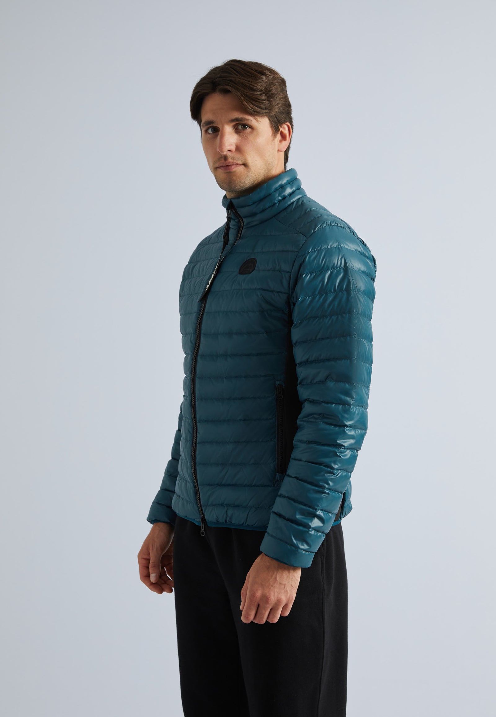 Shop Sport L1TE Funnel Down Jacket in Pacific Blue | JACK1T