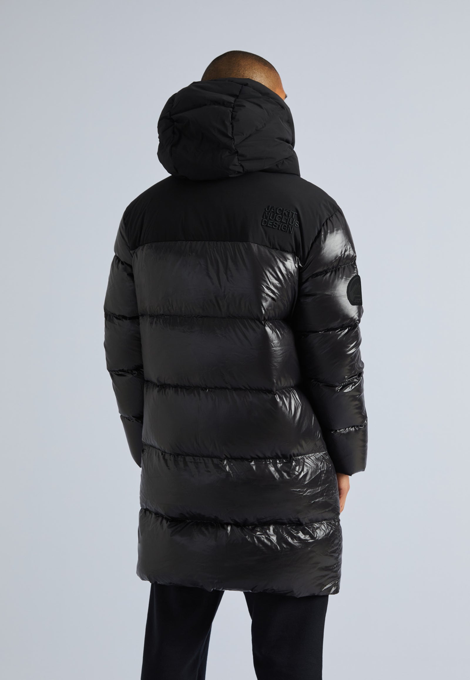 Shop Men's Diamond Down Coat V2 in Black/Tricolore | JACK1T