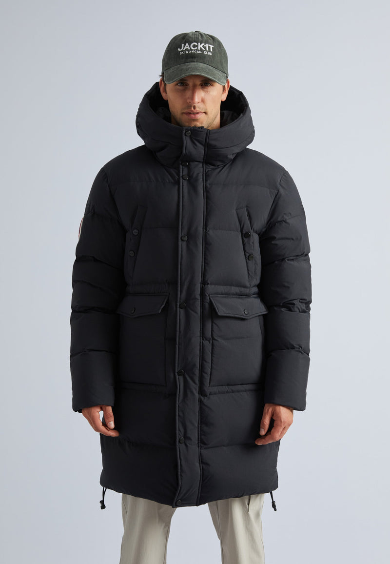 Nomad Down Coat Black by JACK1T