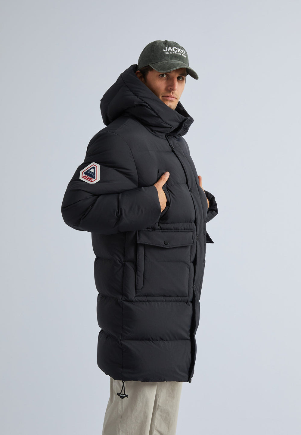Nomad Down Coat Black by JACK1T