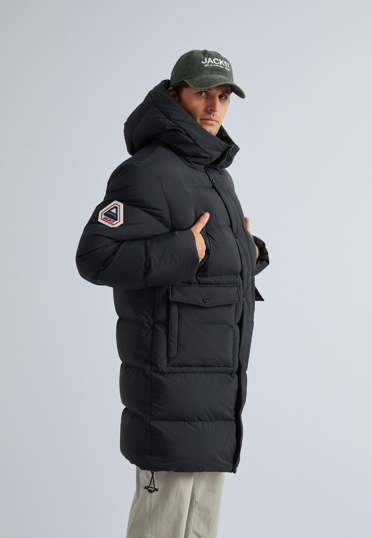 Nomad Down Coat Black by JACK1T