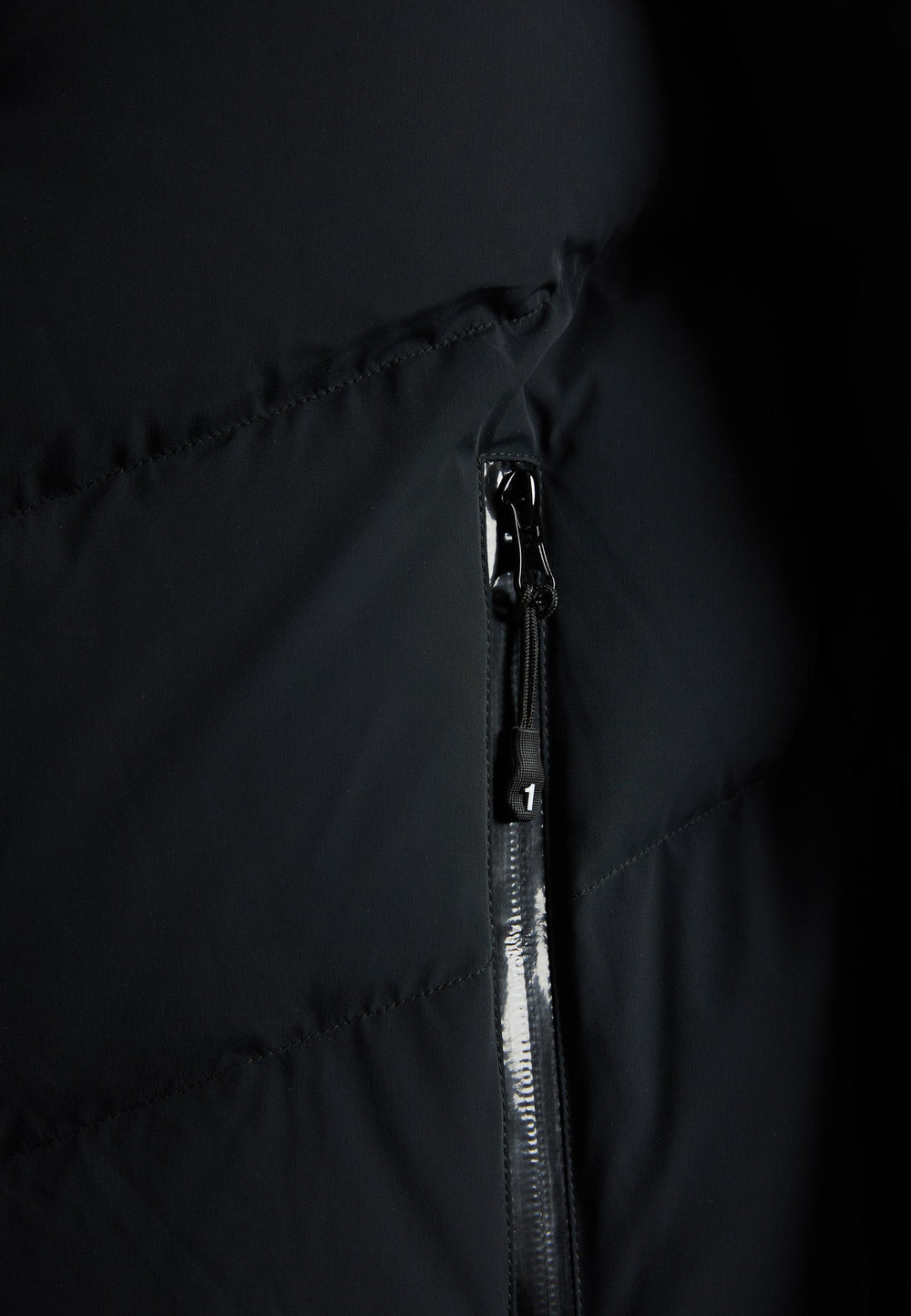 Lock Hood Puffer Jacket Black by JACK1T