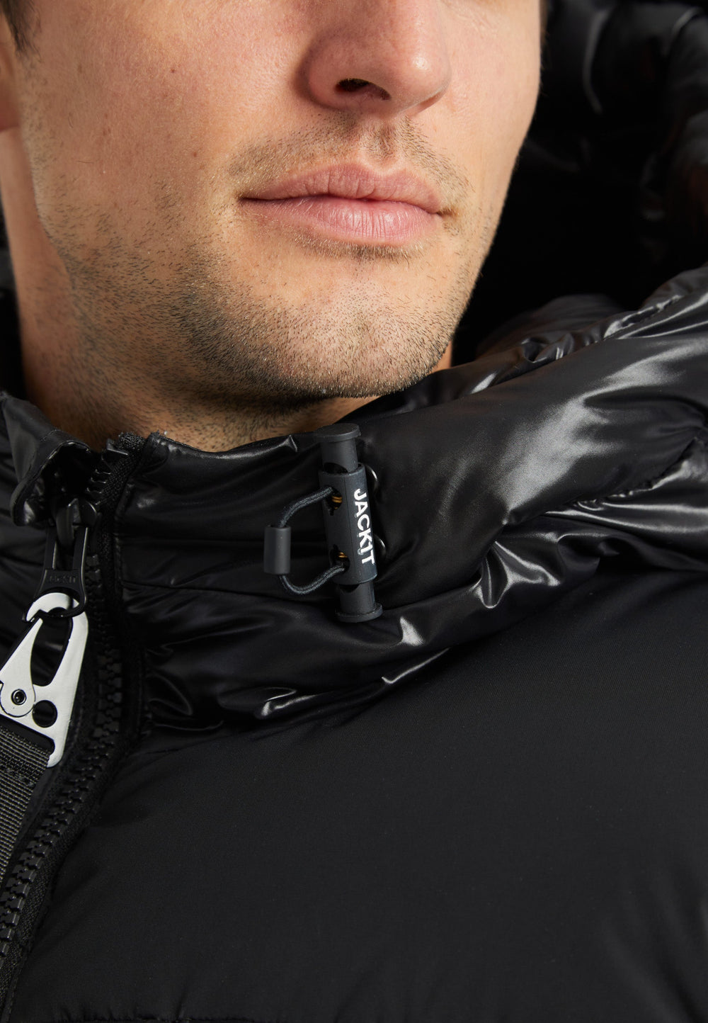 Diamond Down Ghost Coat Black/Black by JACK1T