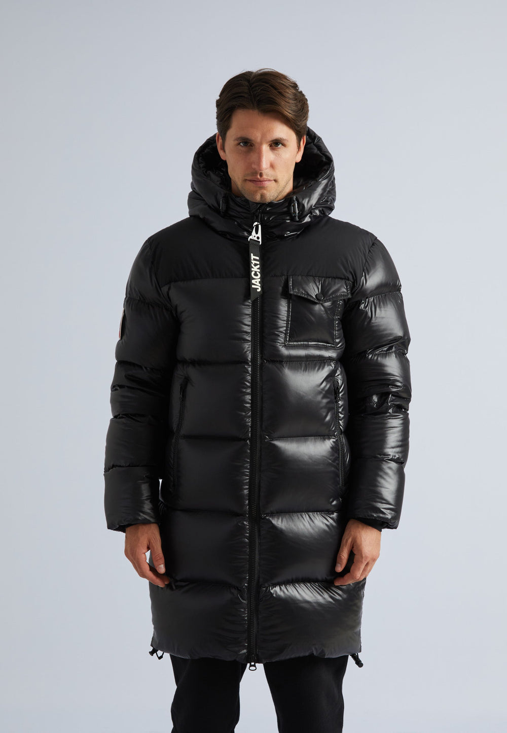 Diamond Down Ghost Coat Black/Black by JACK1T