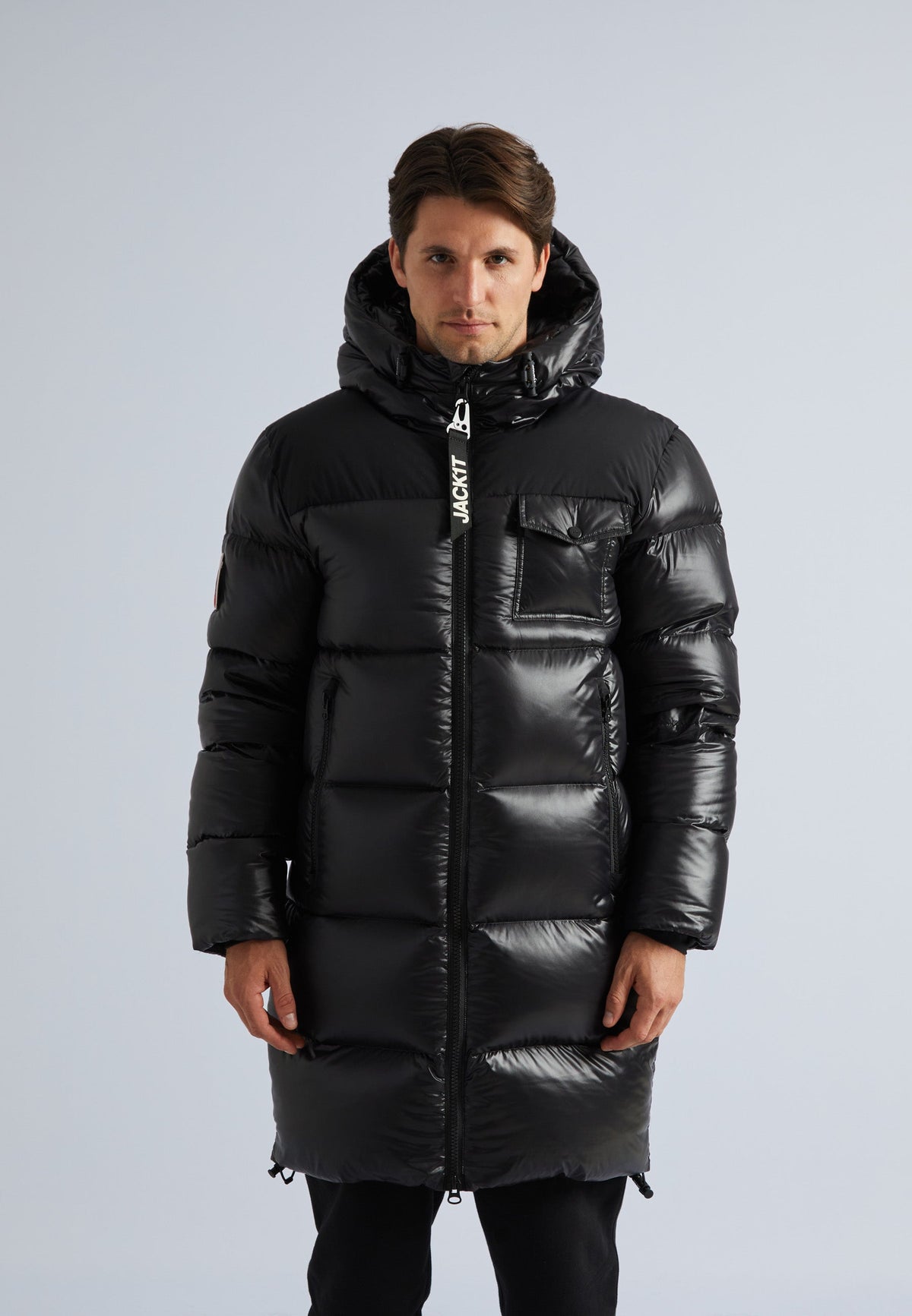 Diamond Down Ghost Coat Black/Black by JACK1T