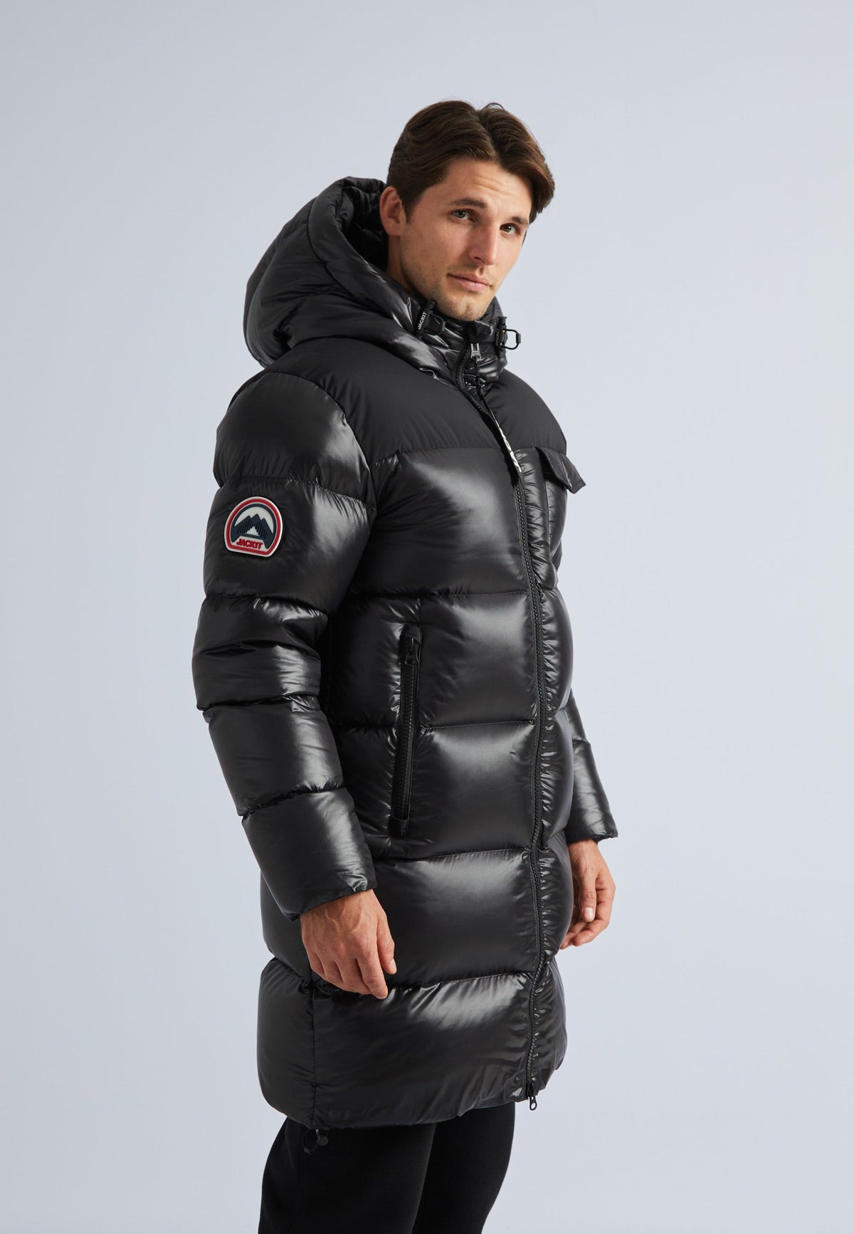Diamond Down Ghost Coat Black/Black by JACK1T
