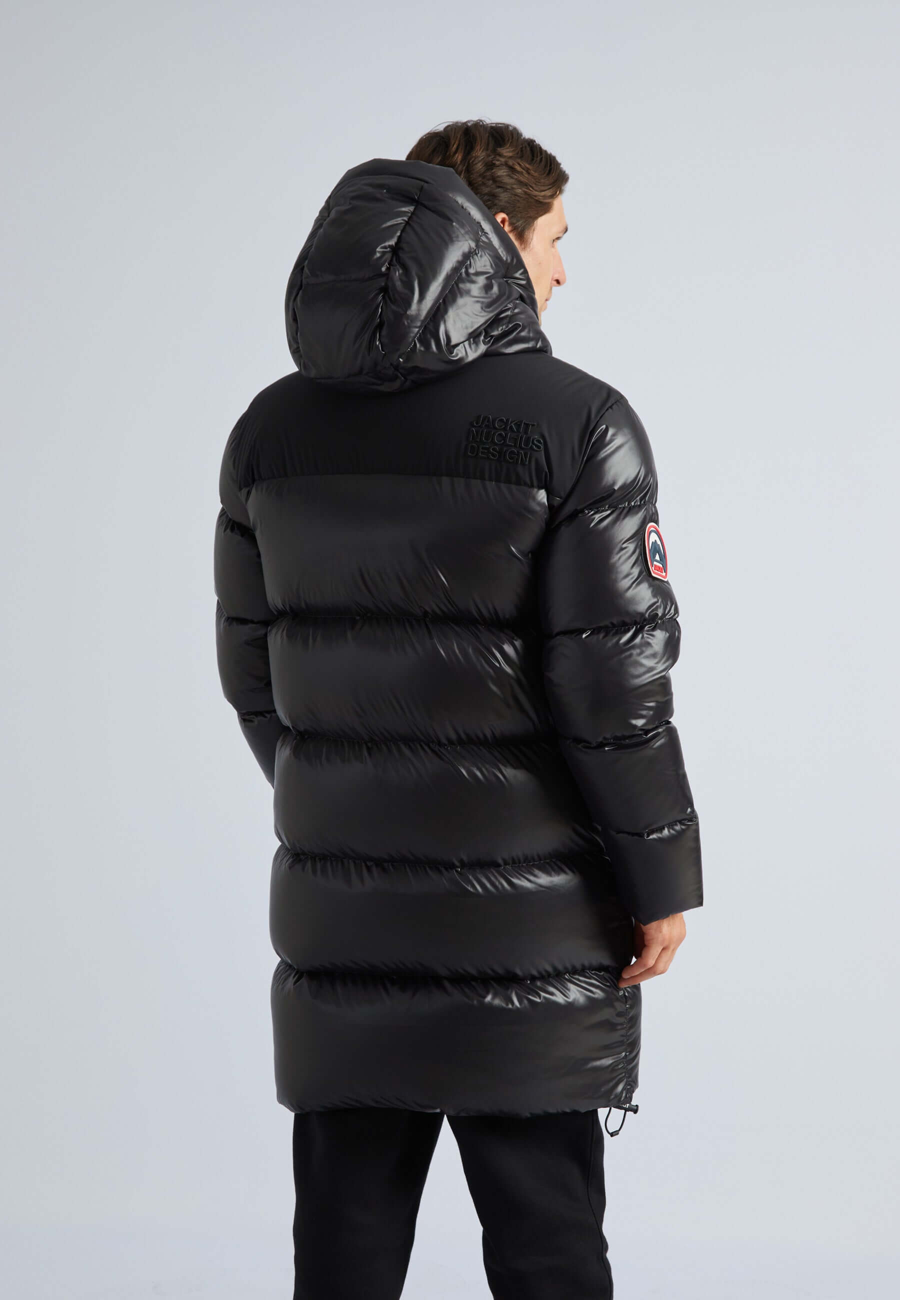 Short Puffer Coat: Diamond Down Ghost Coat in Black – JACK1T