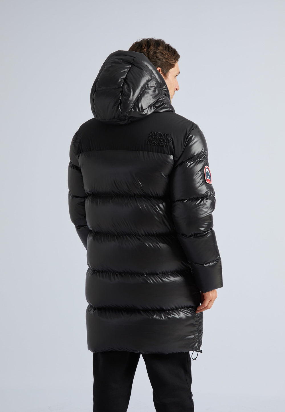 Diamond Down Ghost Coat Black/Black by JACK1T