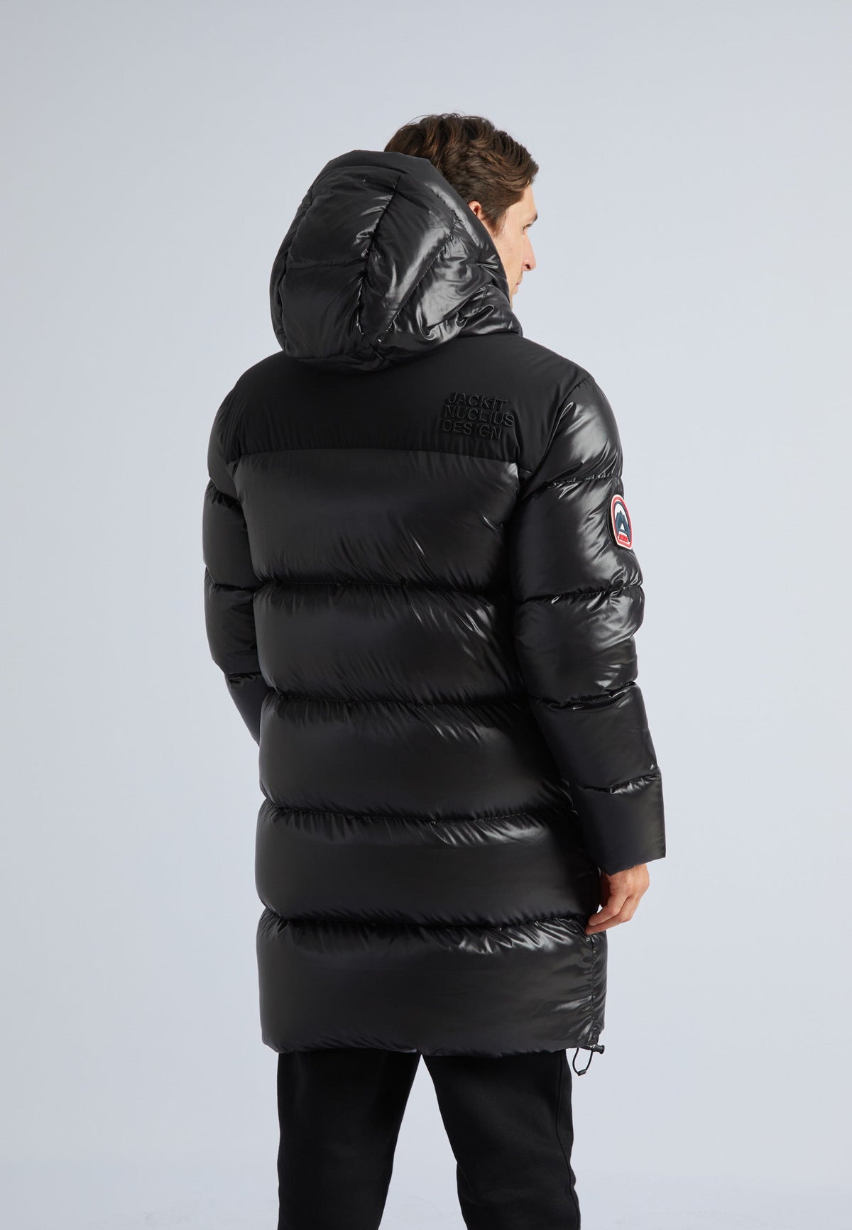 Diamond Down Ghost Coat Black/Black by JACK1T