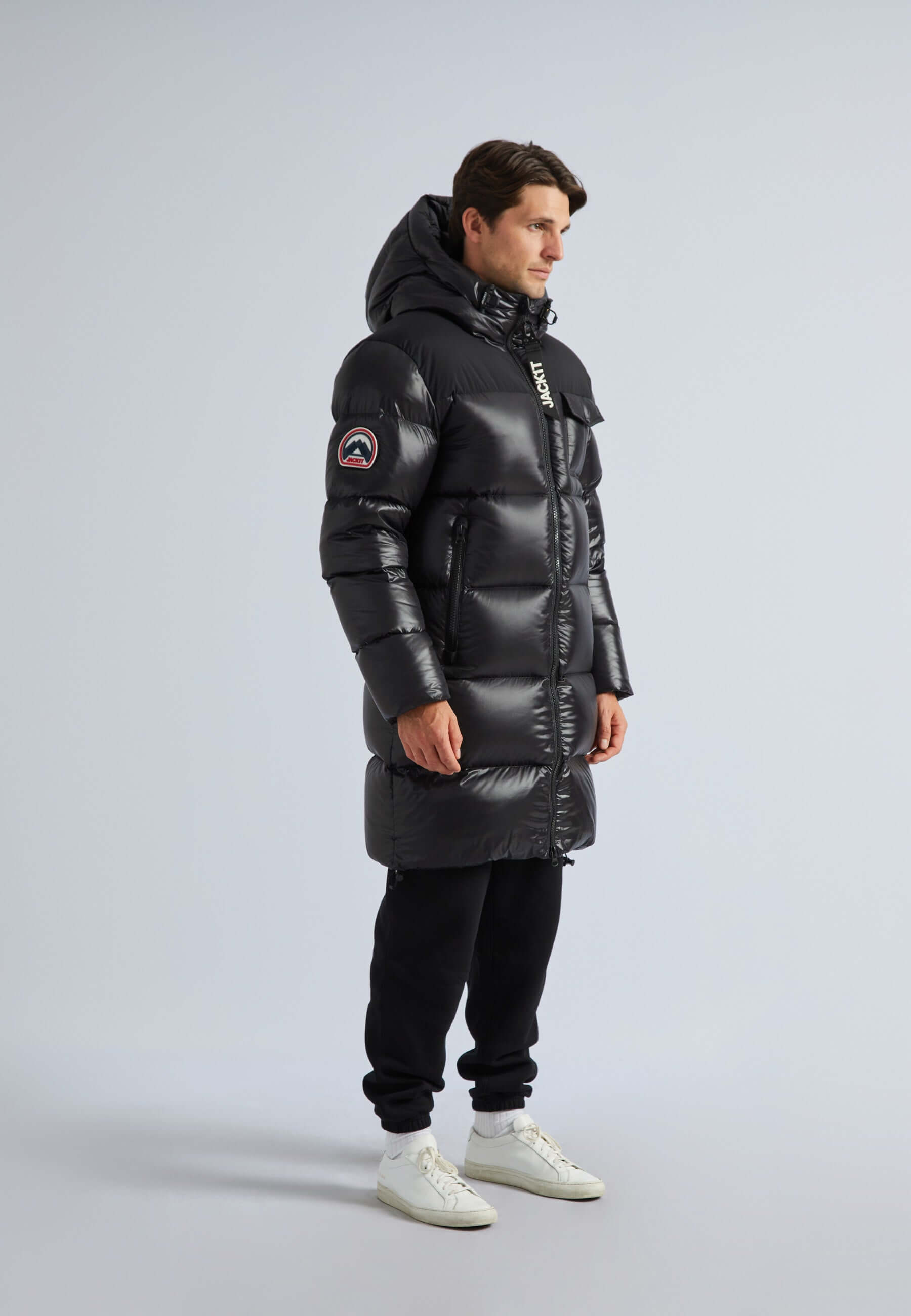 Short Puffer Coat: Diamond Down Ghost Coat in Black – JACK1T