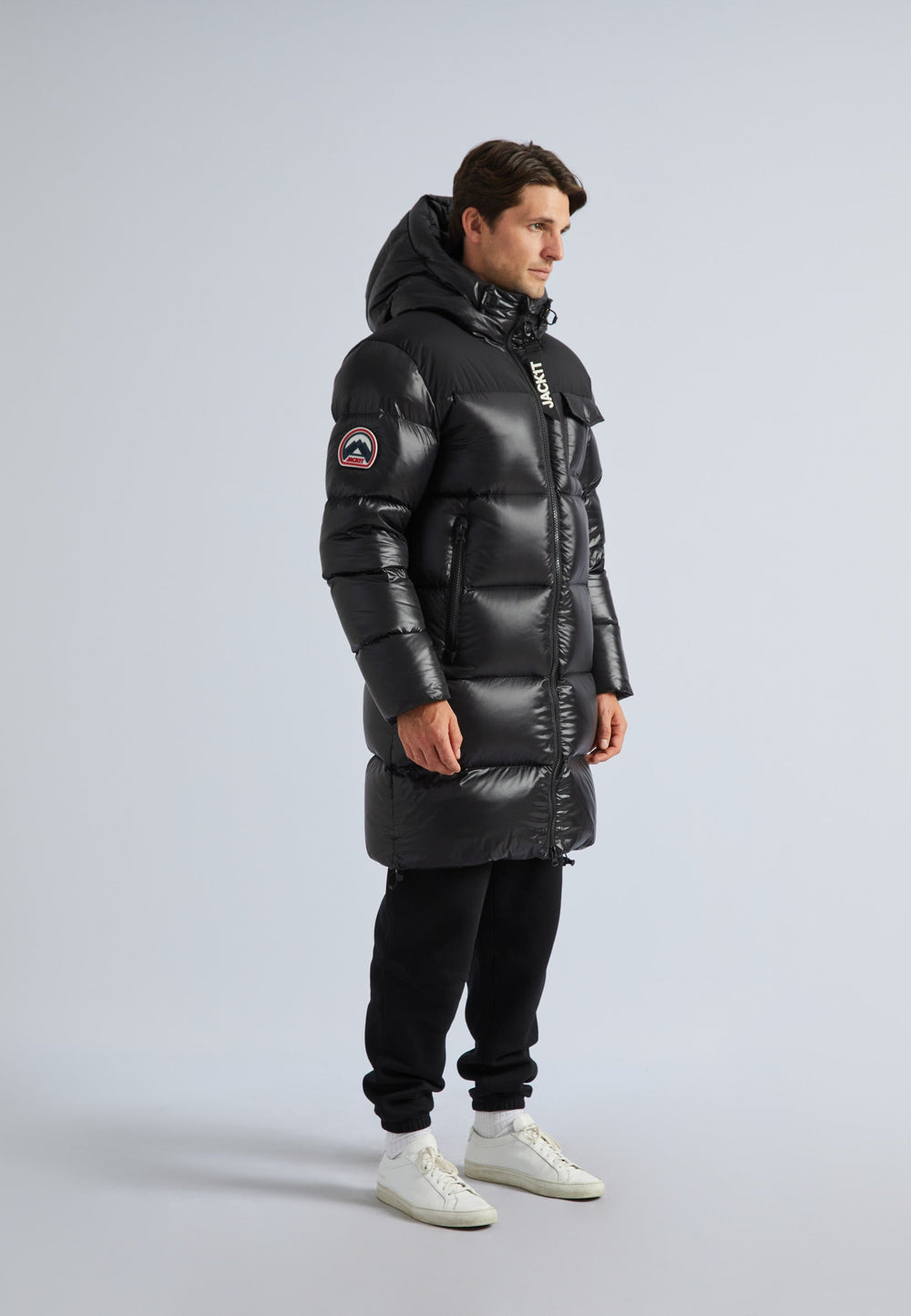 Diamond Down Ghost Coat Black/Black by JACK1T