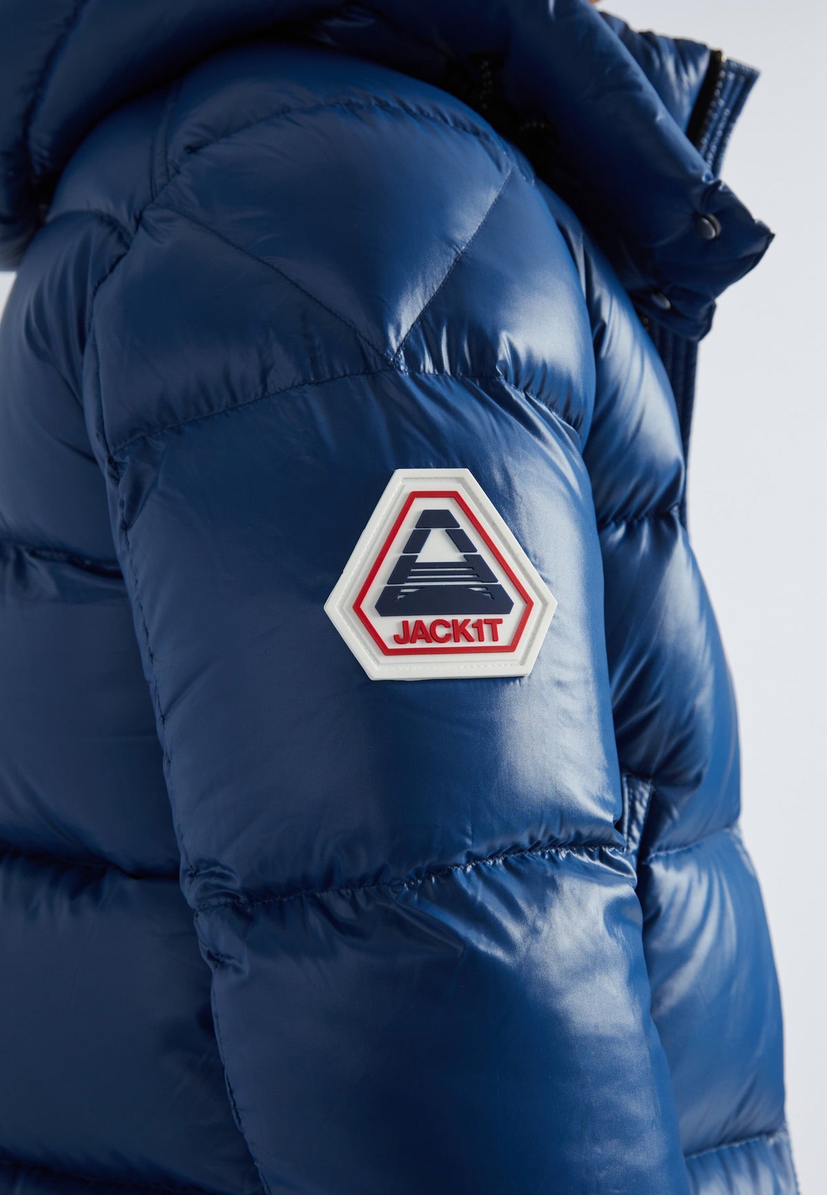 EZ Slick Puffer Hooded Jacket Blue Moon/Black by JACK1T