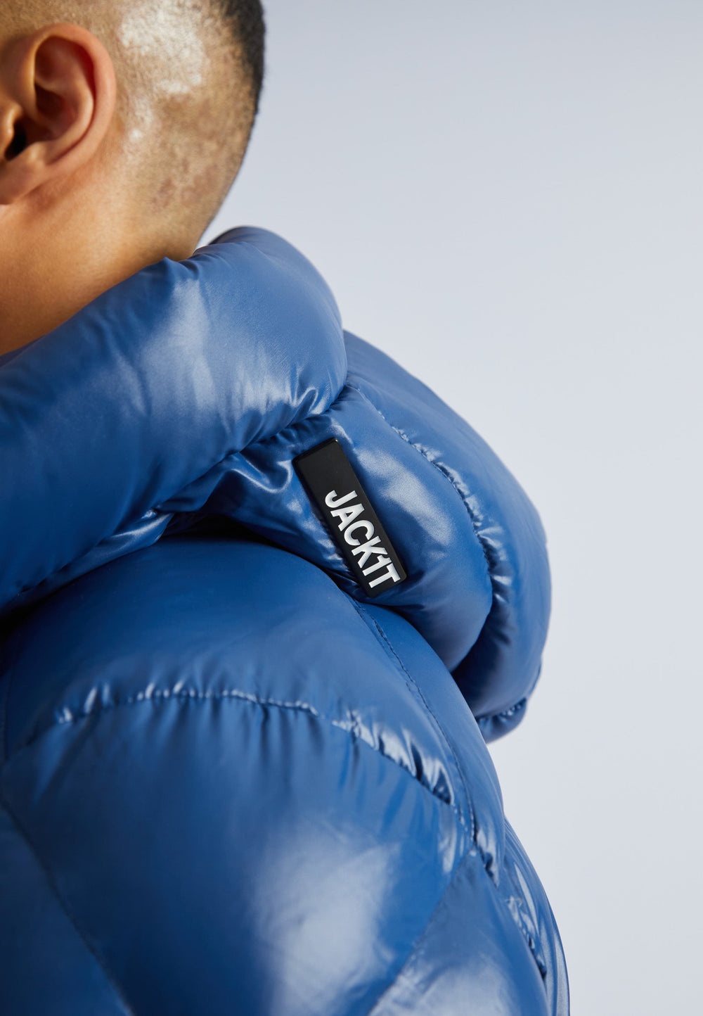 EZ Slick Puffer Hooded Jacket Blue Moon/Black by JACK1T