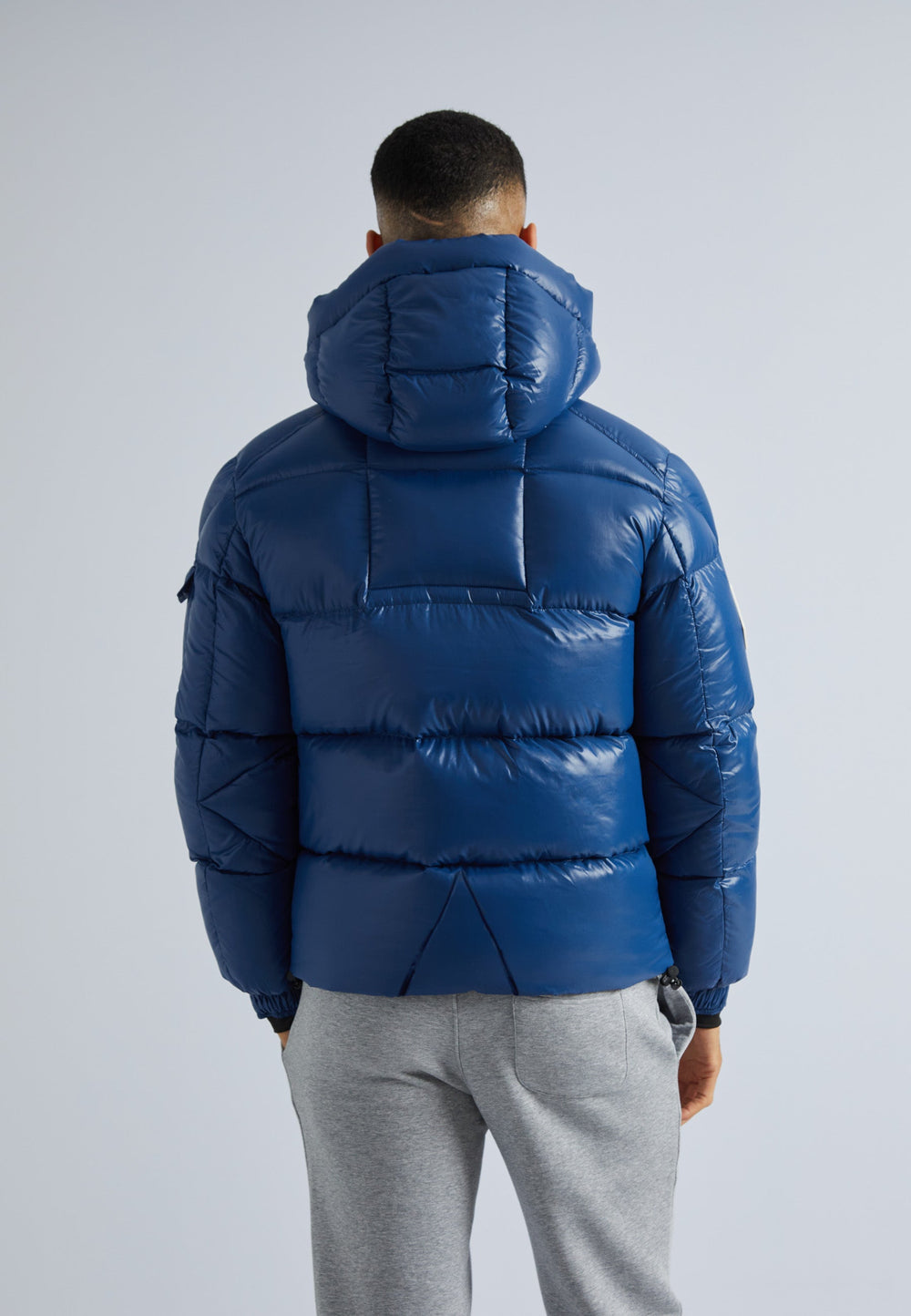 EZ Slick Puffer Hooded Jacket Blue Moon/Black by JACK1T