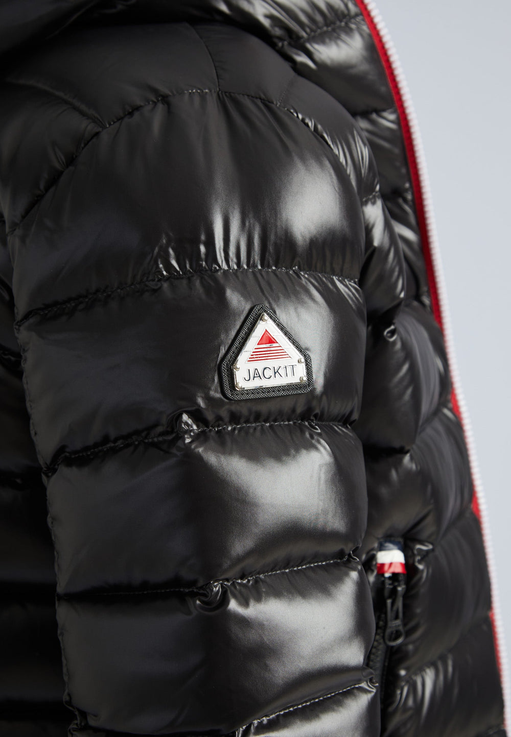 R3D Tricolore Zip Jacket Black by JACK1T