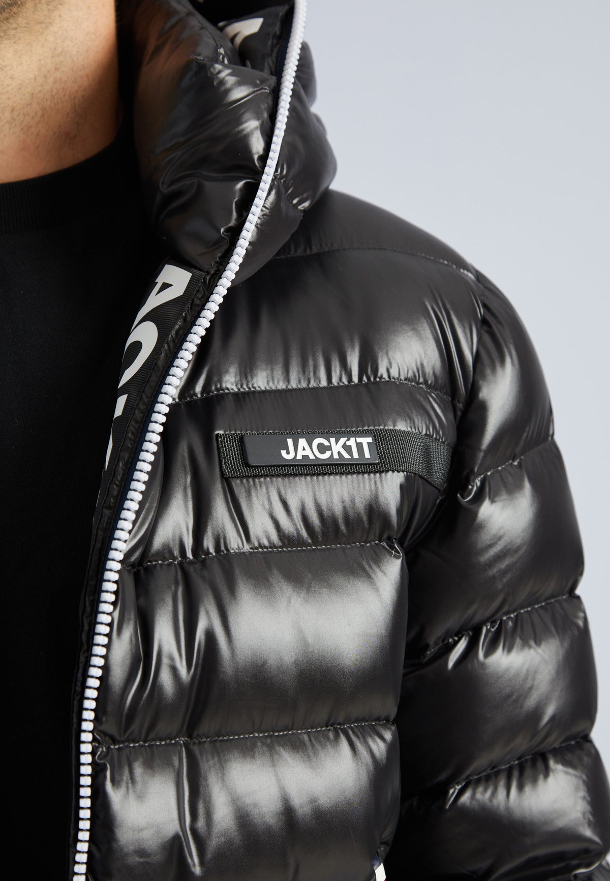 R3D Tricolore Zip Jacket Black by JACK1T