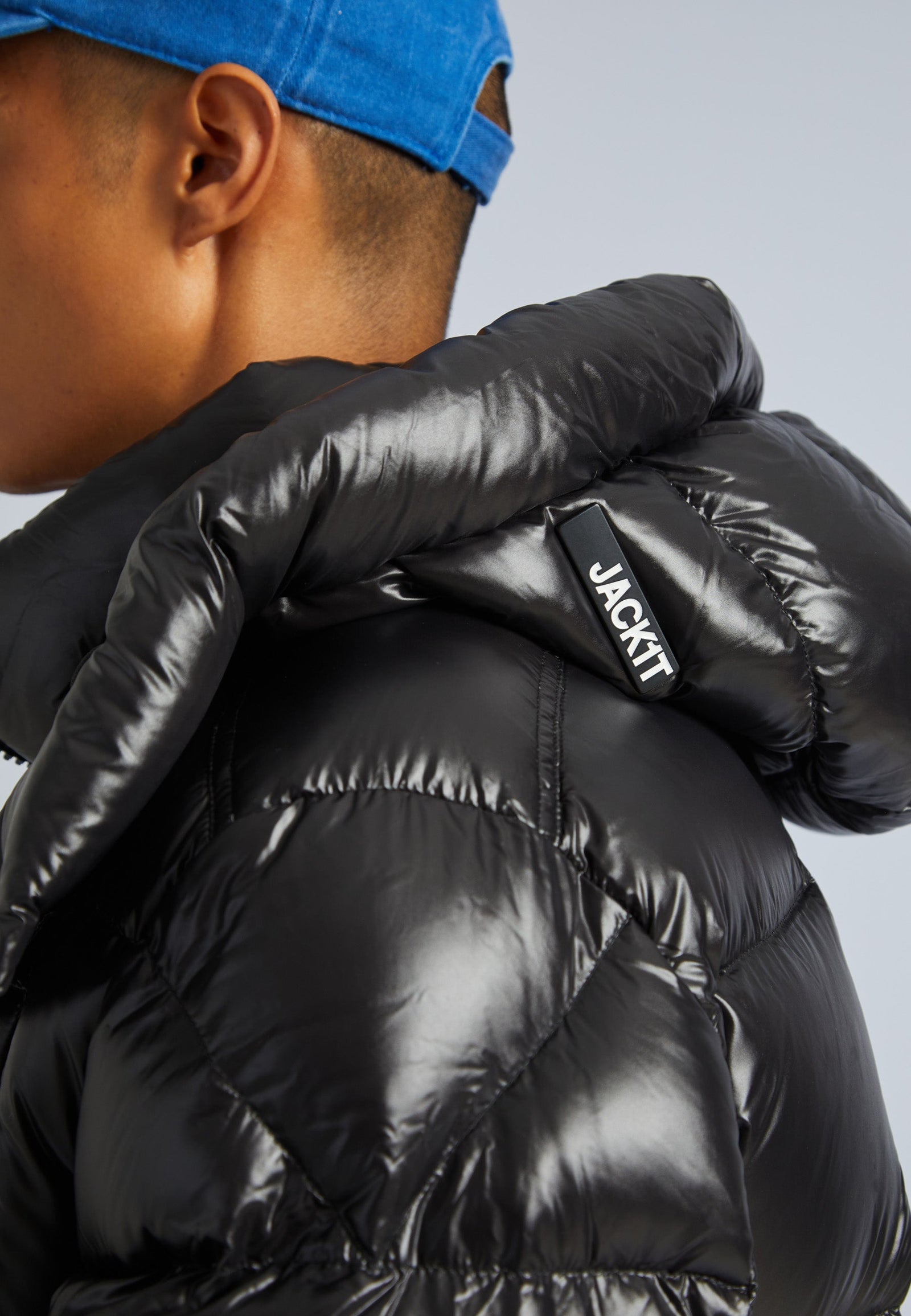 Front Runner Slick Puffer Jacket Black by JACK1T