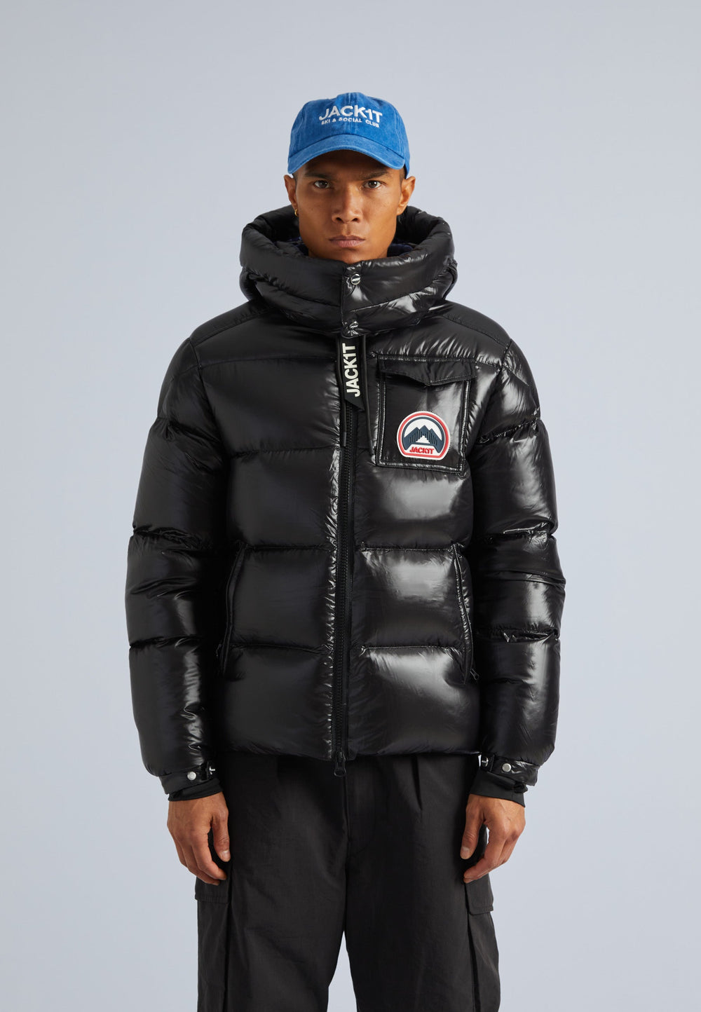 Front Runner Slick Puffer Jacket Black by JACK1T
