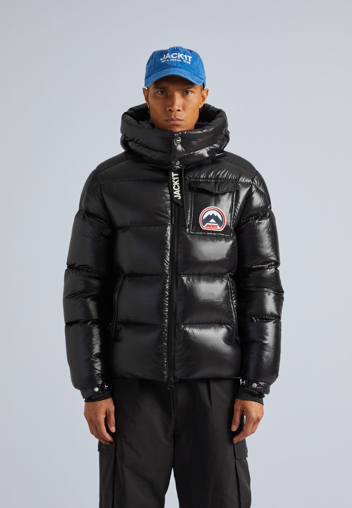 Front Runner Slick Puffer Jacket Black by JACK1T