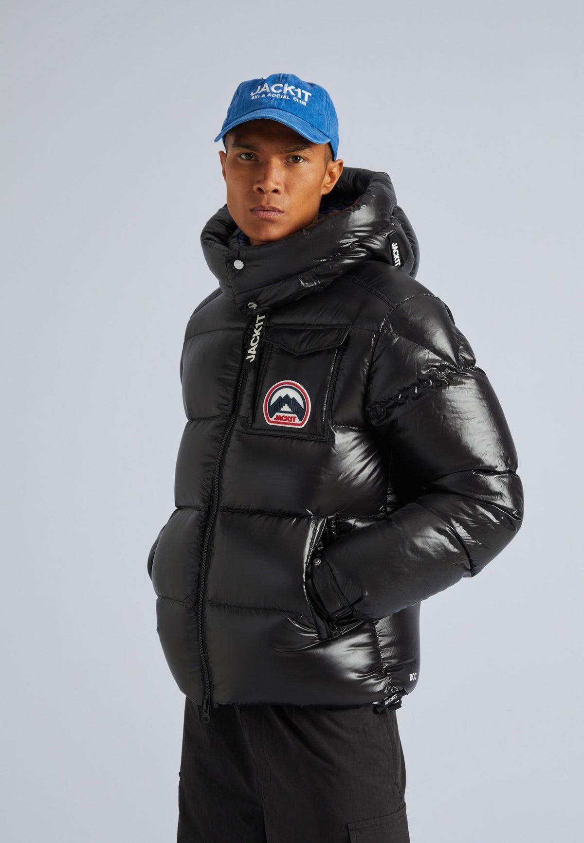 Front Runner Slick Puffer Jacket Black by JACK1T
