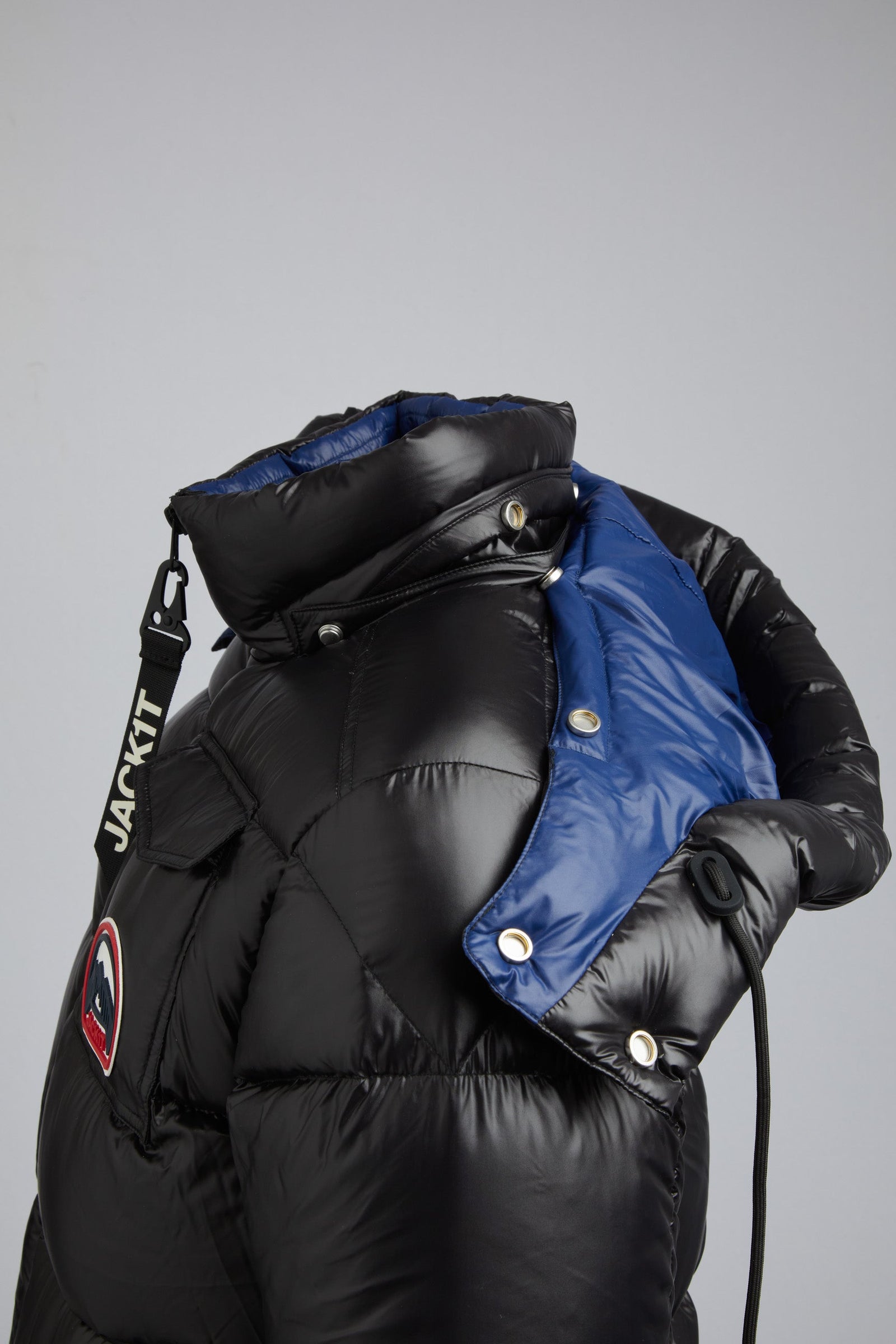 Front Runner Slick Puffer Jacket Black by JACK1T