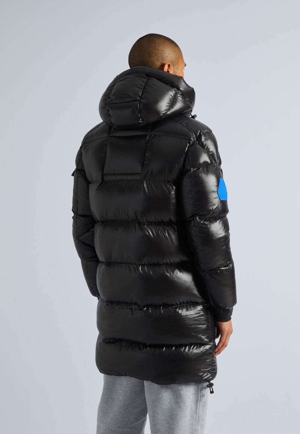EZ Slick Puffer Hooded Coat Black/Black by JACK1T