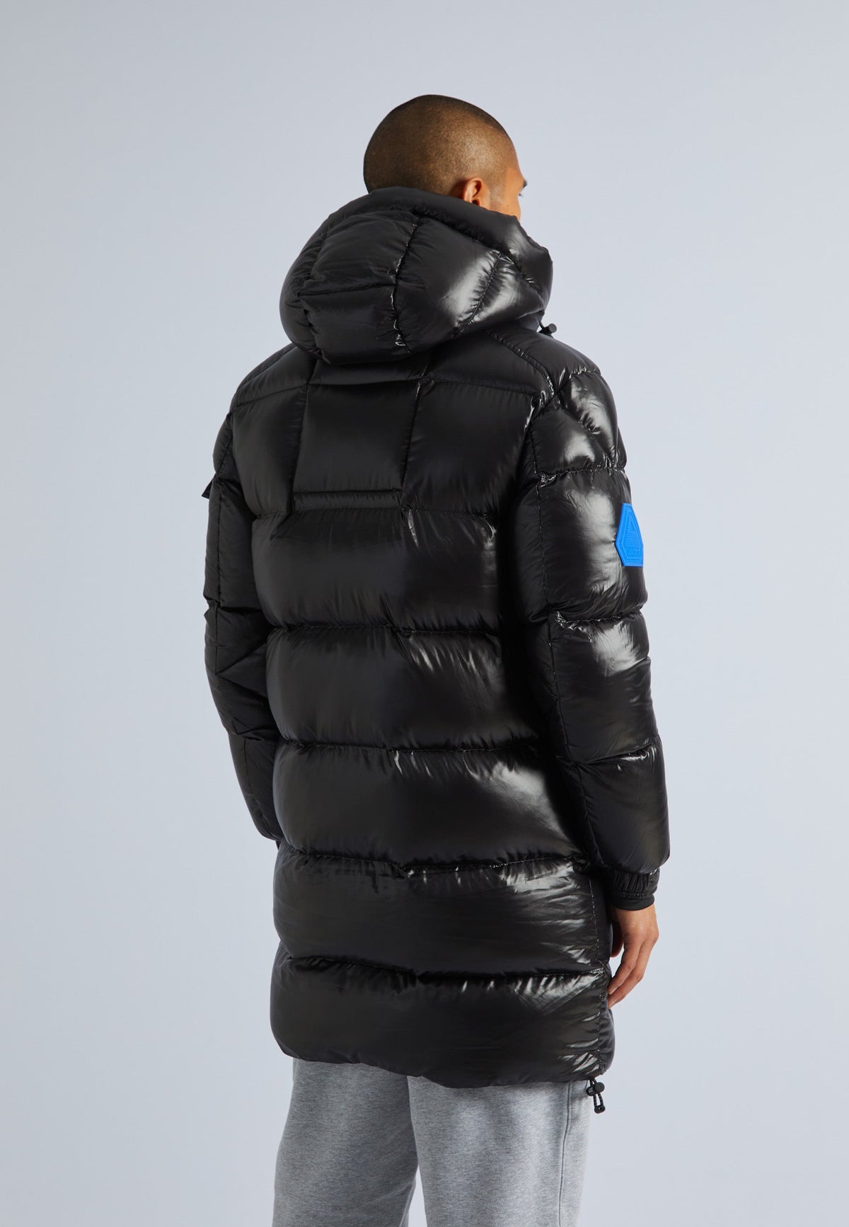EZ Slick Puffer Hooded Coat Black/Black by JACK1T