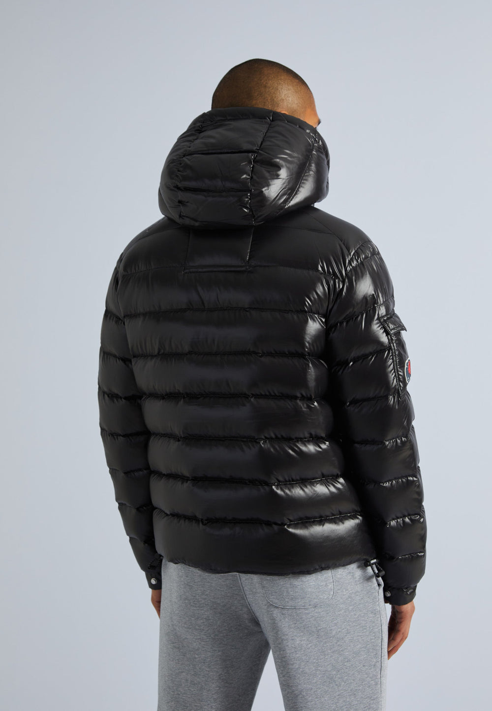 Squadra Slick Hooded Jacket Black by JACK1T