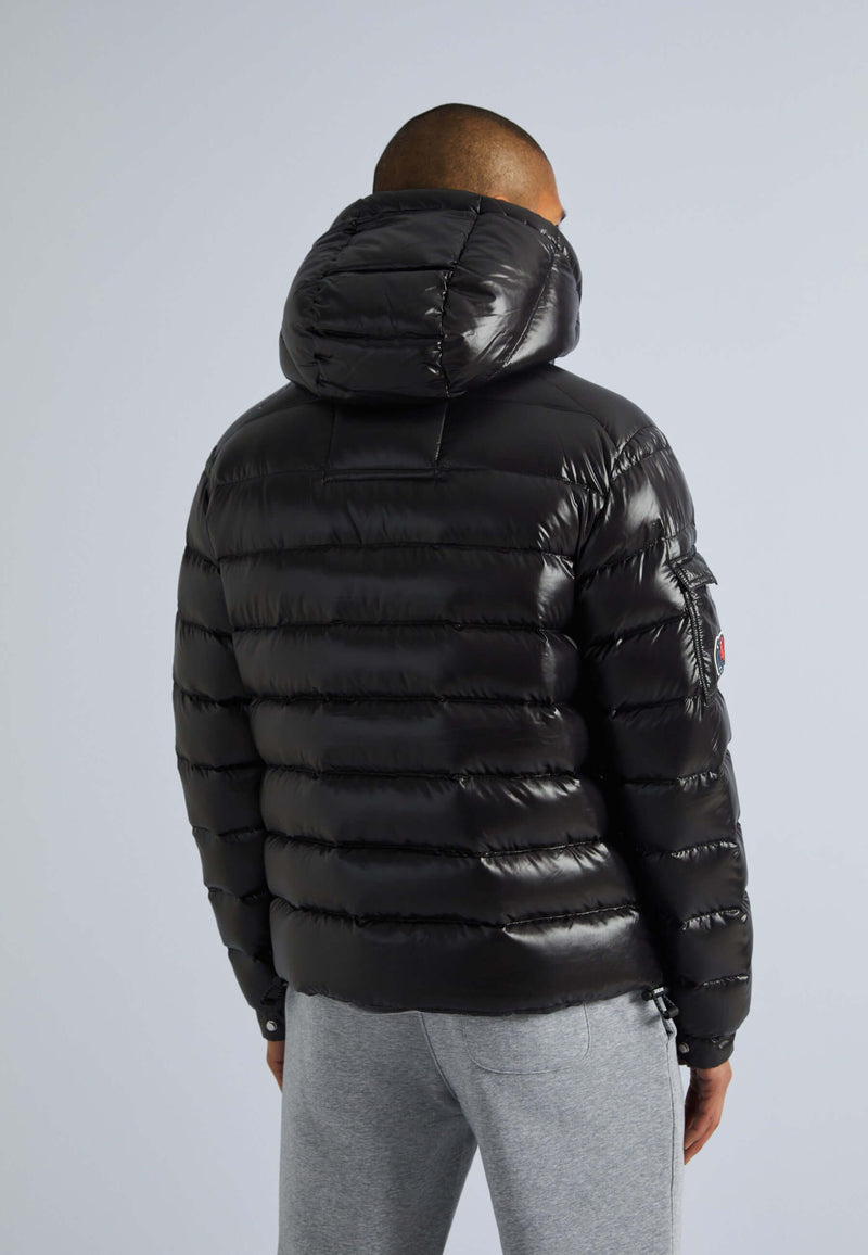 Squadra Slick Hooded Jacket Black by JACK1T