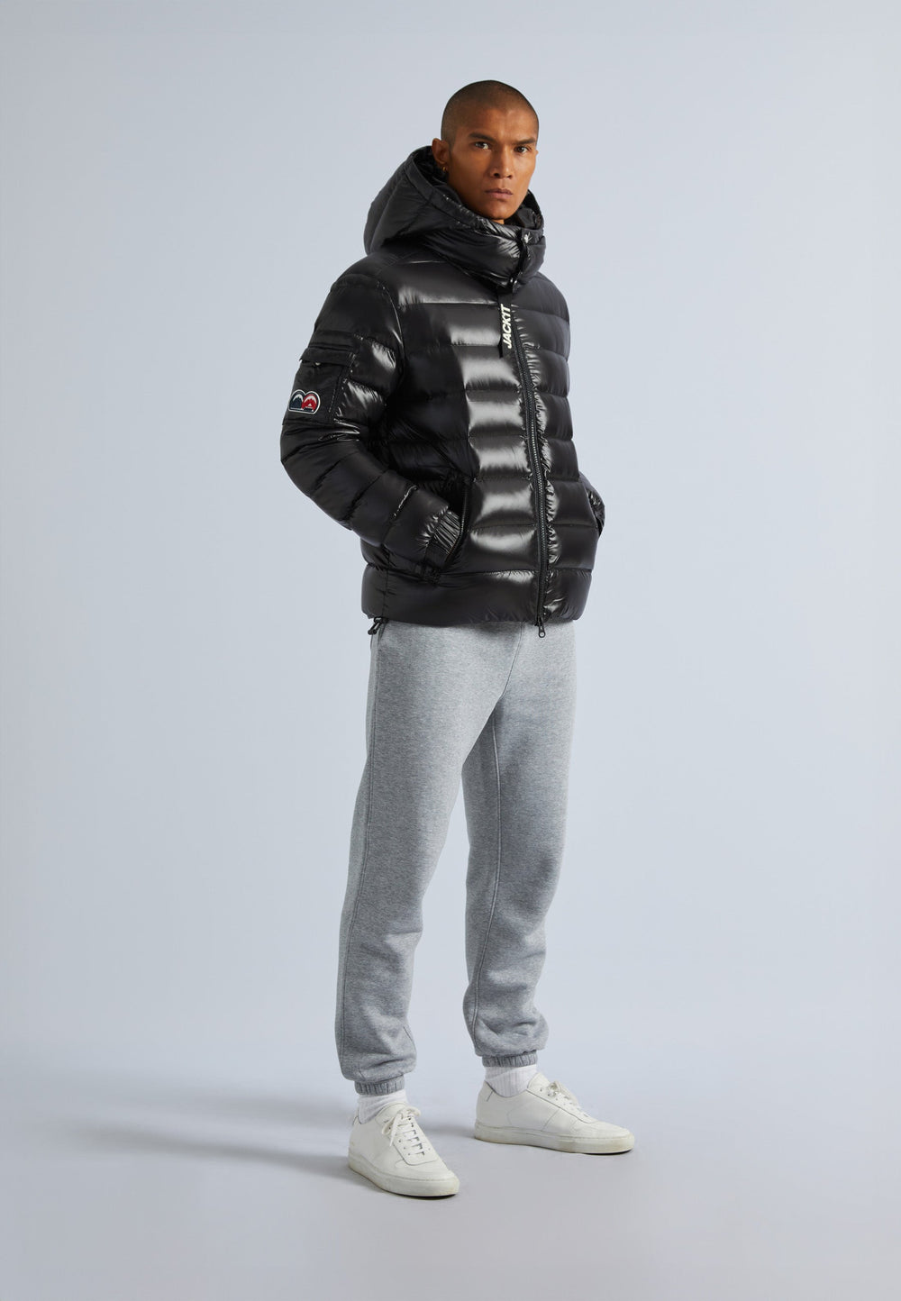 Squadra Slick Hooded Jacket Black by JACK1T