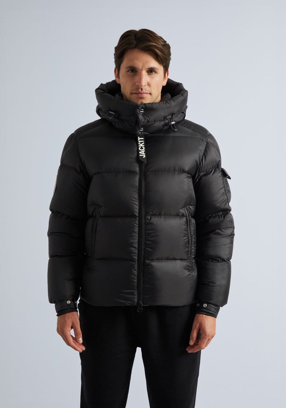 EZ Dry Puffer Hooded Jacket Black by JACK1T