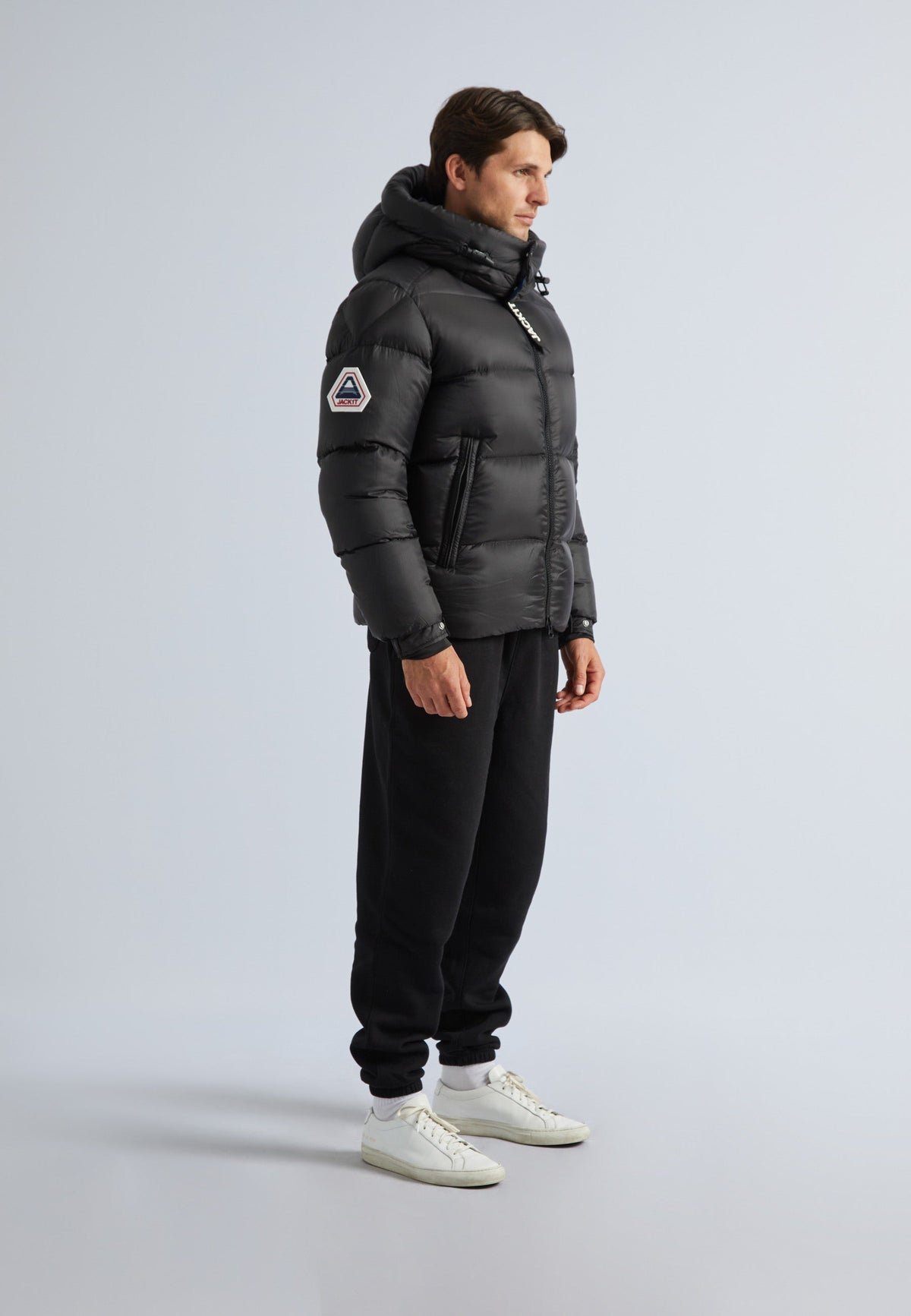 EZ Dry Puffer Hooded Jacket Black by JACK1T