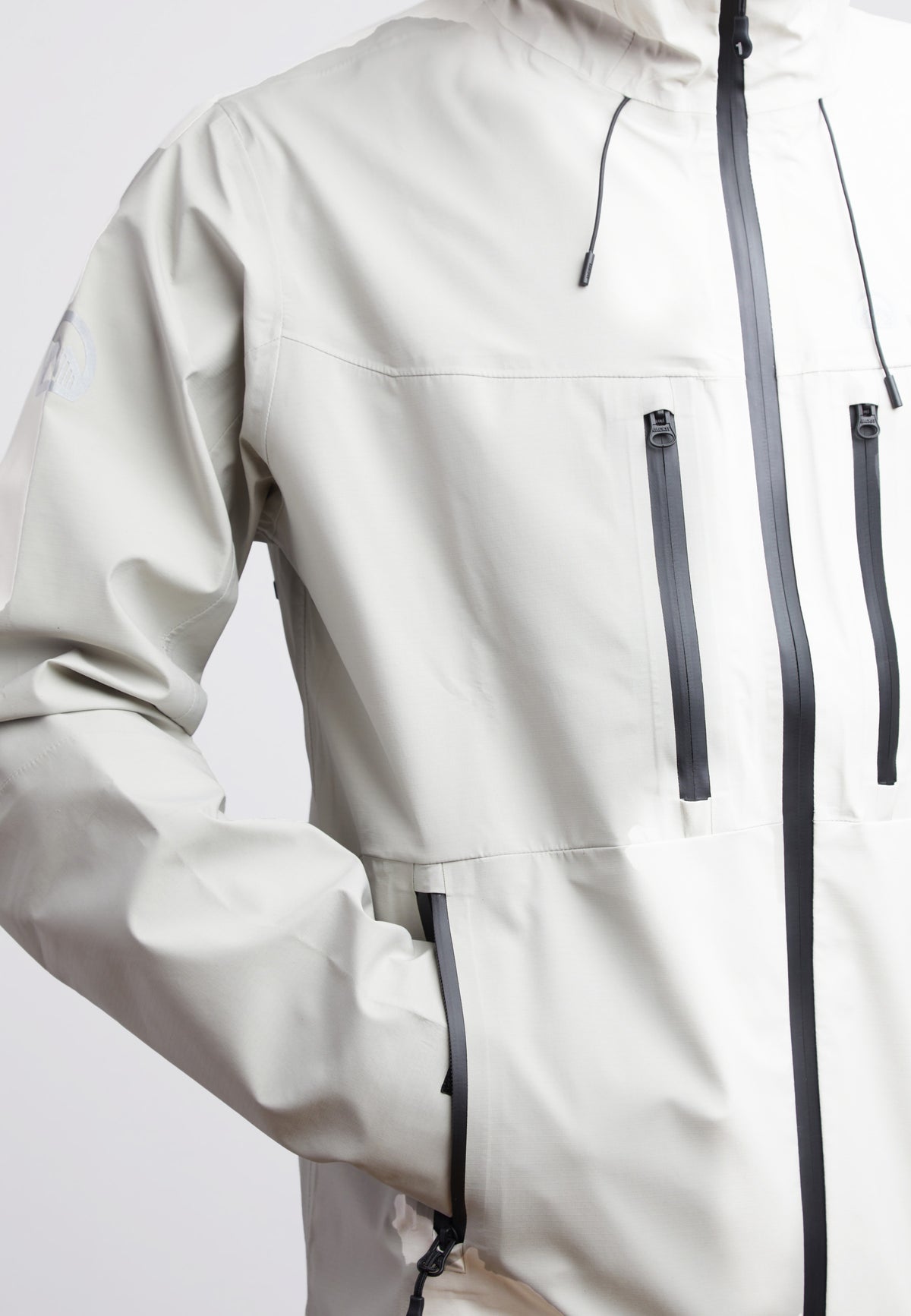 Stone mens lithium waterproof jacket featuring advanced waterproof material and a modern design.