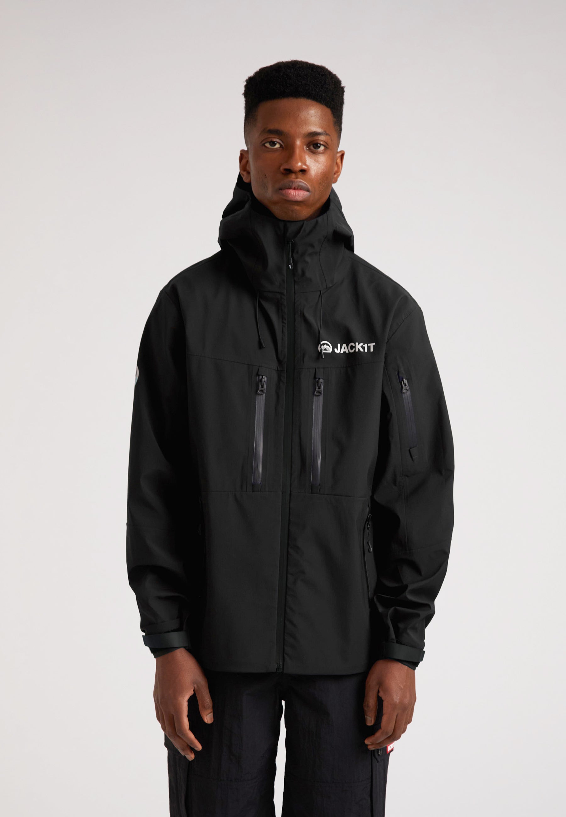 Black mens Lithium waterproof jacket - Ultimate Protection – JACK1T