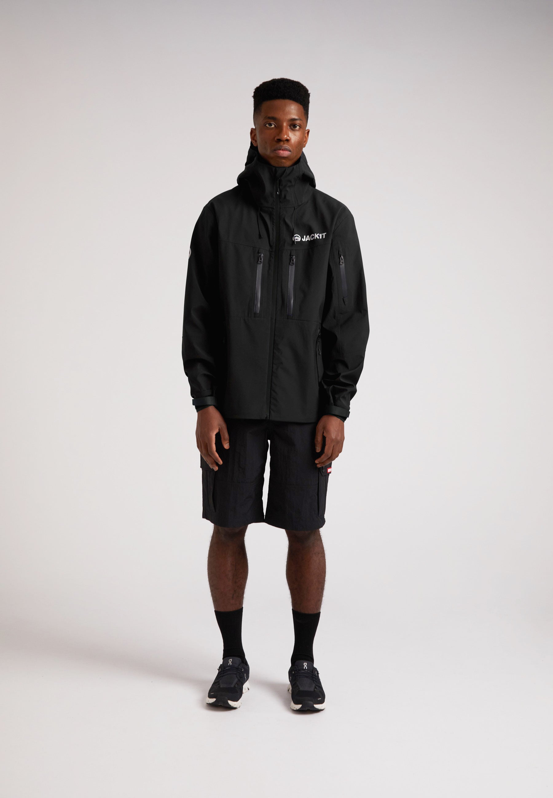 Black mens Lithium waterproof jacket - Ultimate Protection – JACK1T