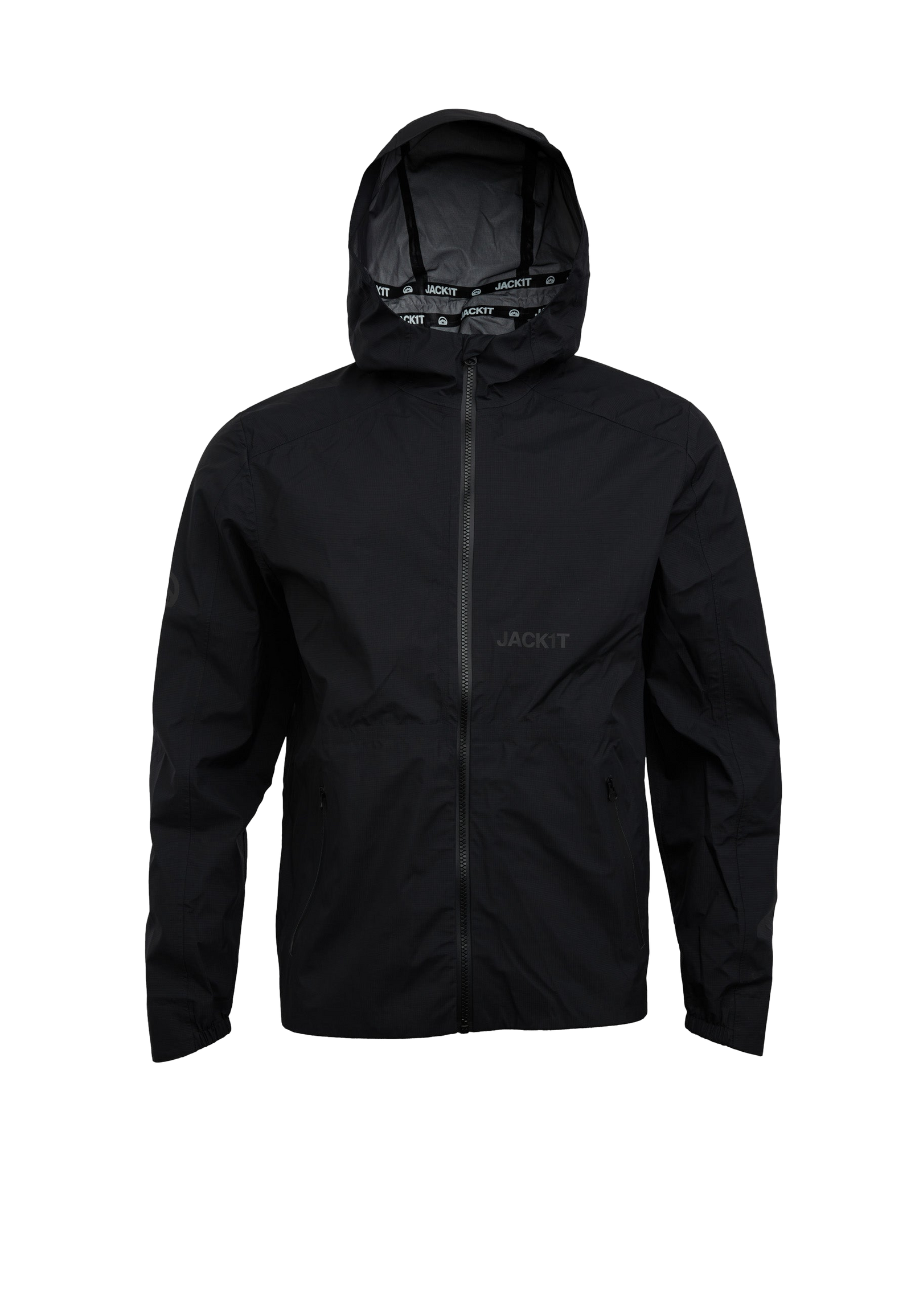 LEVITATE Waterproof Windbreaker Jacket flat lay swatch