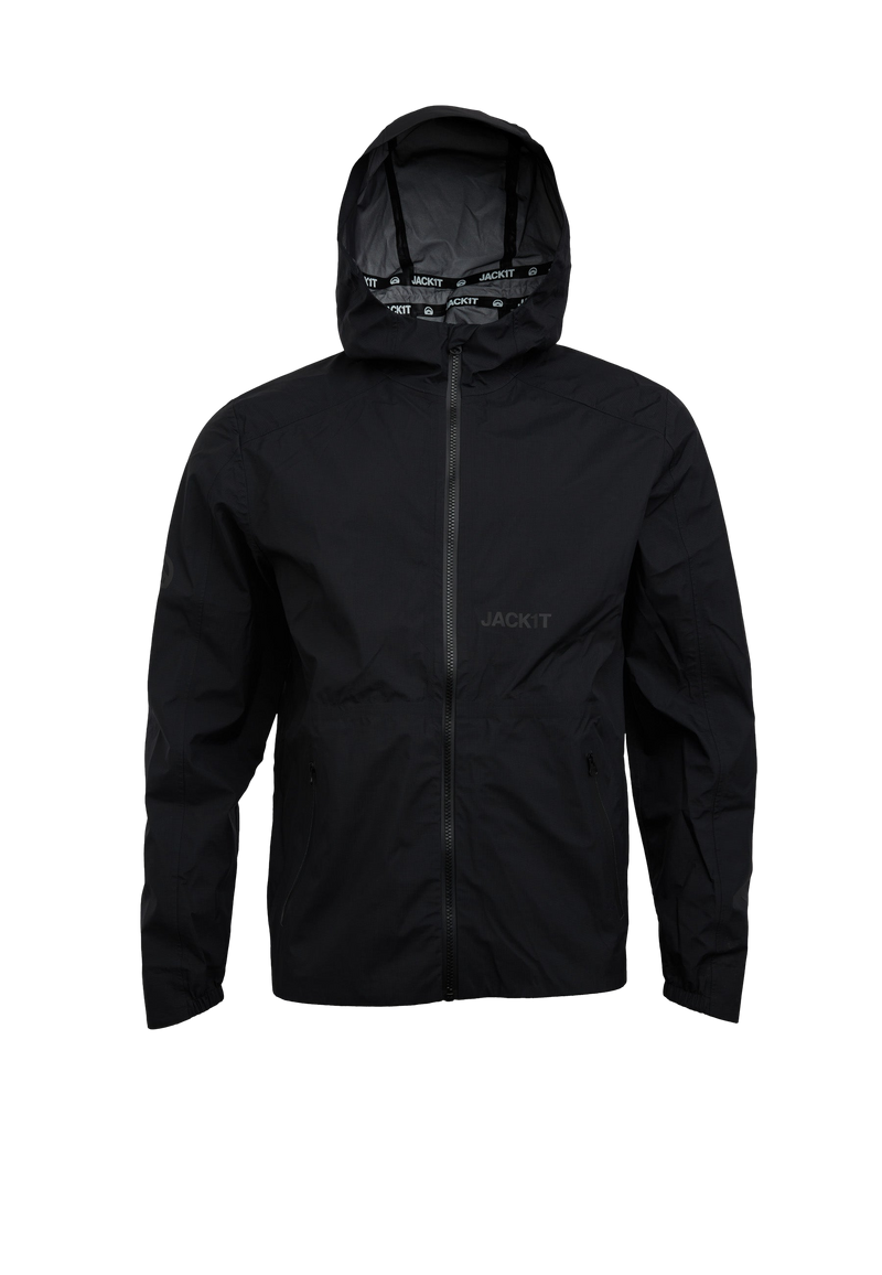 LEVITATE Waterproof Windbreaker Jacket flat lay swatch