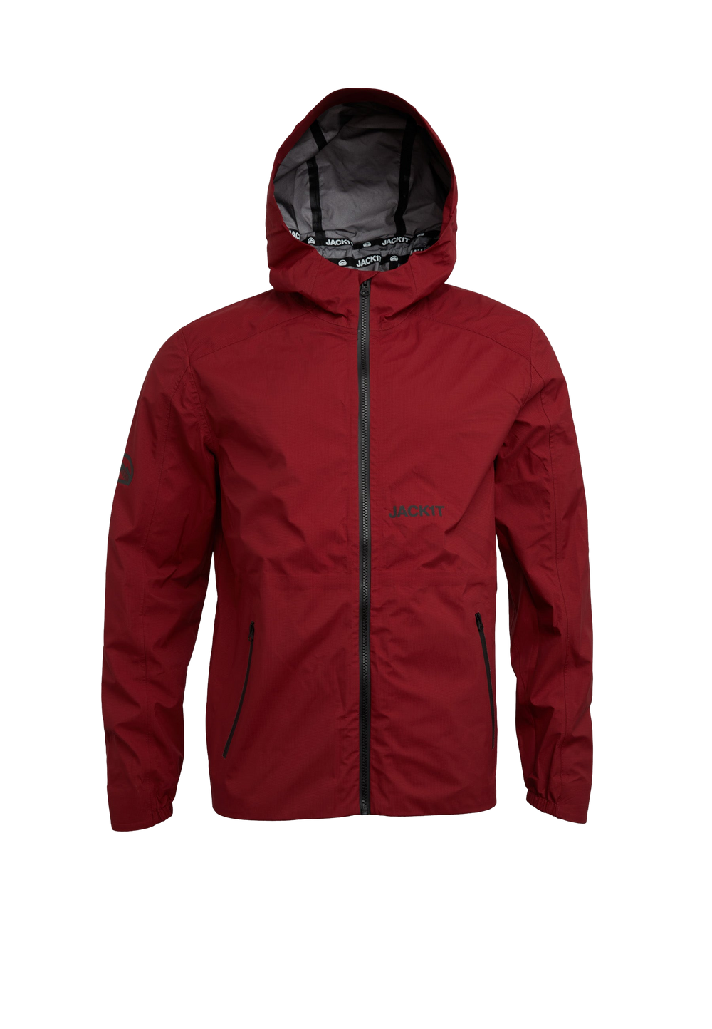 LEVITATE Waterproof Windbreaker Jacket flat lay swatch