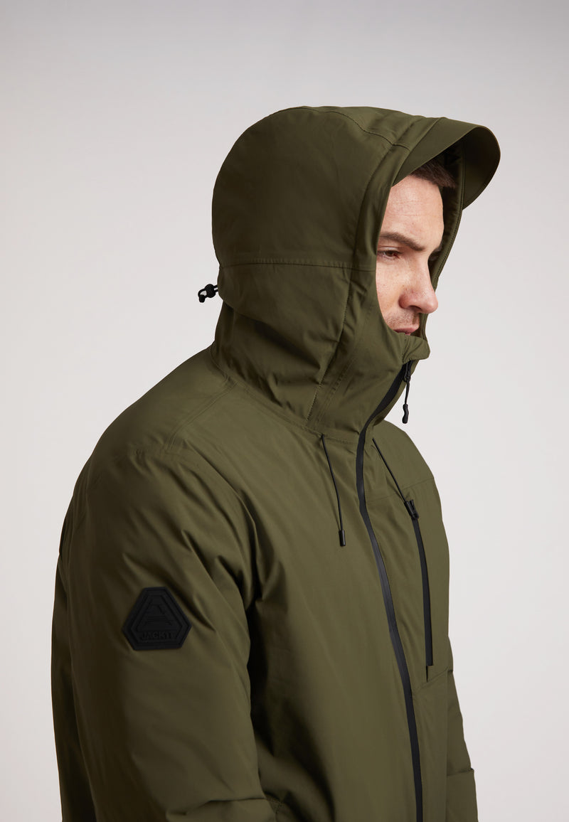 Stratus Jacket Shop Stratus Thermo Padded Jacket in Olive | JACK1T