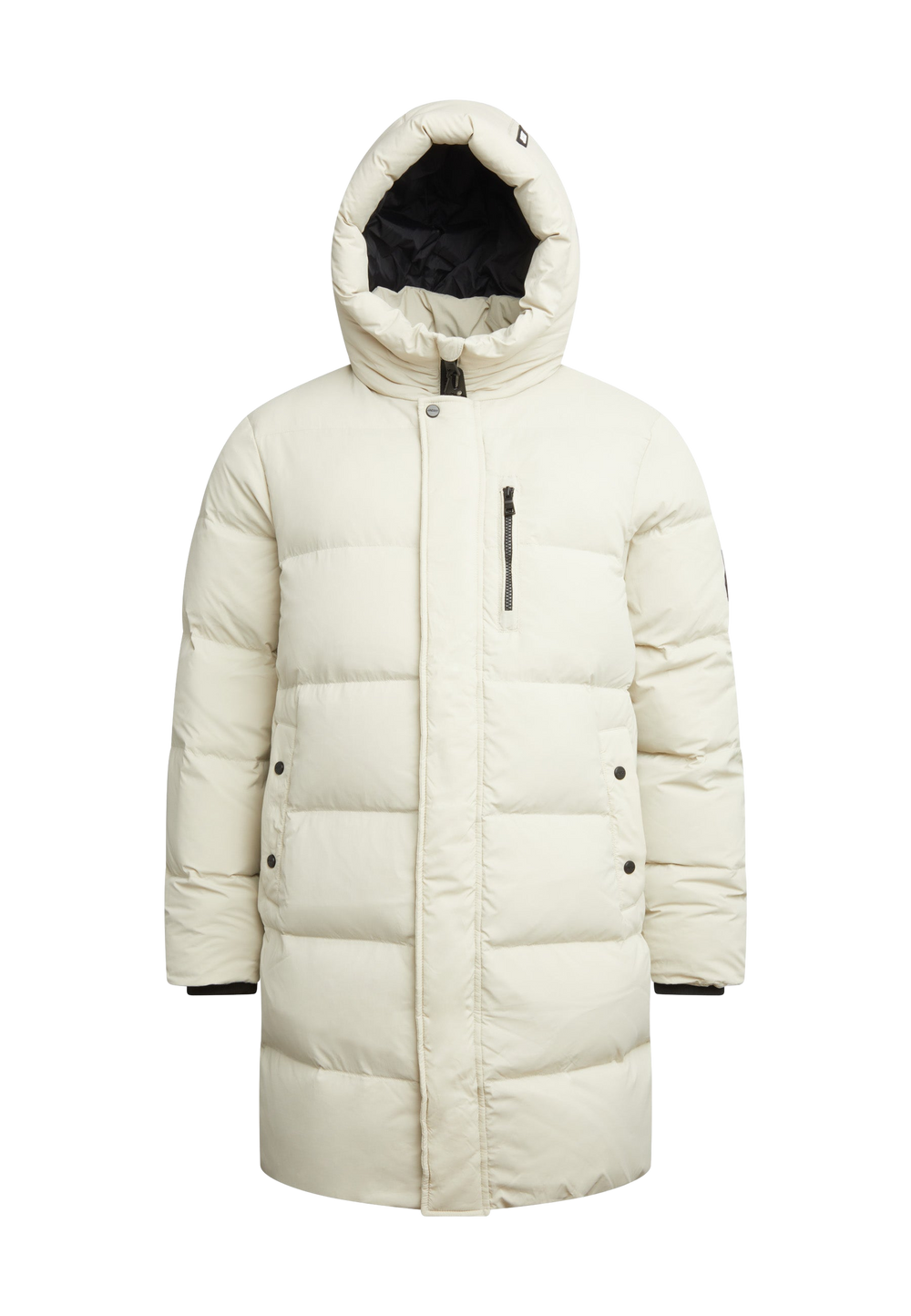 Nomad Parka Coat 2.0 Stone flat lay swatch