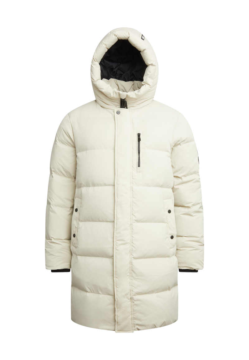 Nomad Parka Coat 2.0 Stone flat lay swatch