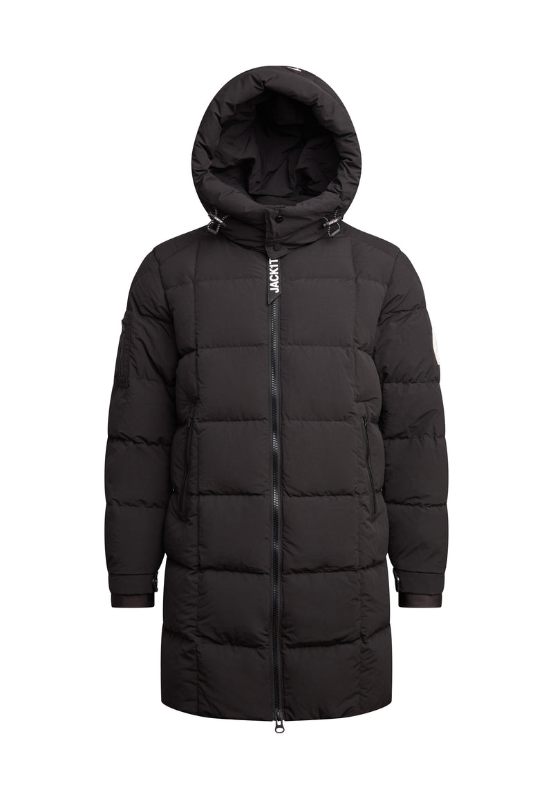 EZ Boxed Long Down Puffer Coat Matt