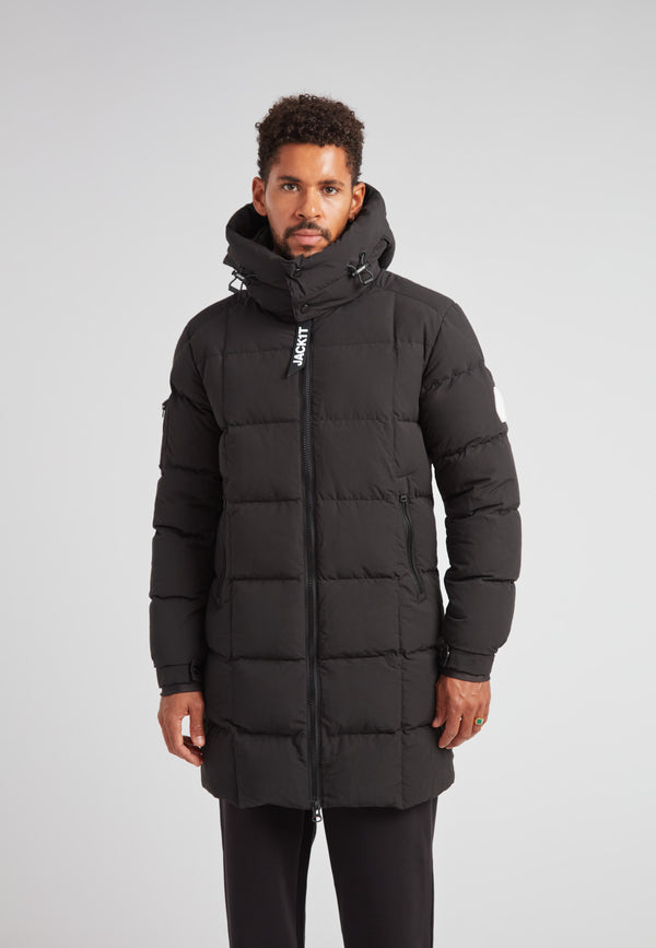 EZ Boxed Long Down Puffer Coat Matt