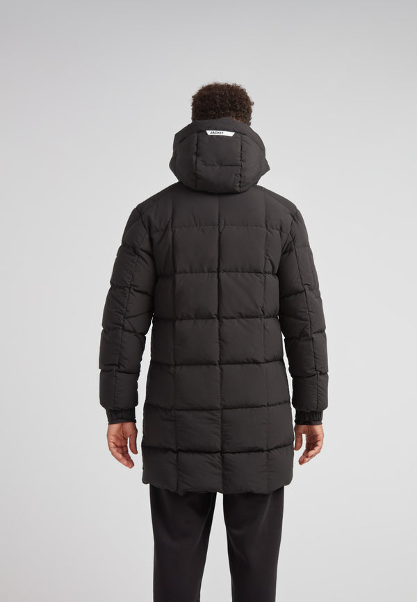 EZ Boxed Long Down Puffer Coat Matt