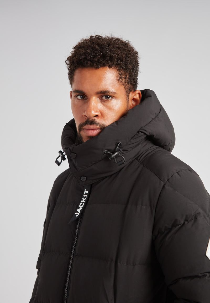 EZ Boxed Long Down Puffer Coat Matt