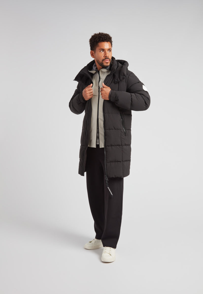 EZ Boxed Long Down Puffer Coat Matt