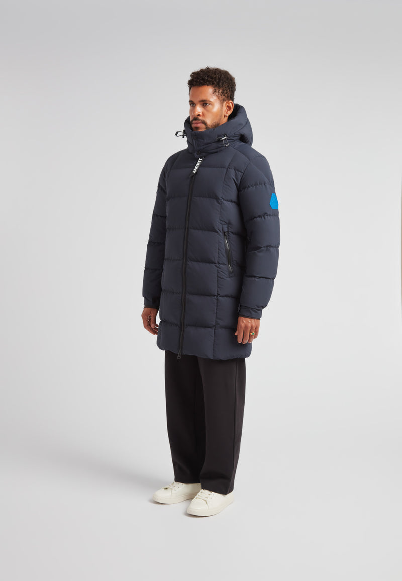 EZ Boxed Long Down Puffer Coat Matt