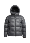 EZ Boxed Puffer Racer Jacket Lux Graphite